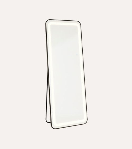 Espejo de Pie Gloss con Luz LED de Aluminio