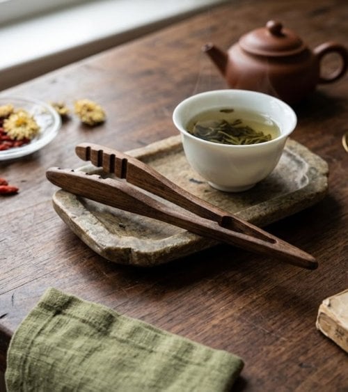 Pinzas de Cocina de Madera de Acacia