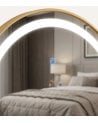 Espejo de Pie Make-Up con Luz LED de Aluminio