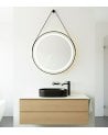 Espejo de Pared Colgante Belt con Luz LED de Alumnio