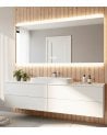 Espejo de Pared Square Rectangular con Luz LED