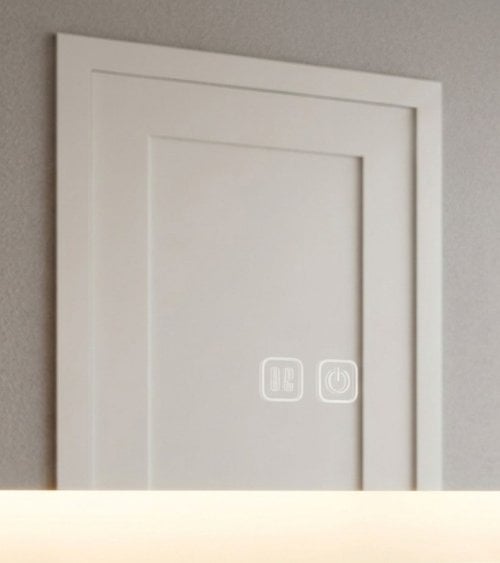Espejo de Pared Square Rectangular con Luz LED