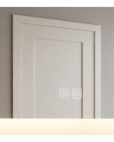 Espejo de Pared Square Rectangular con Luz LED