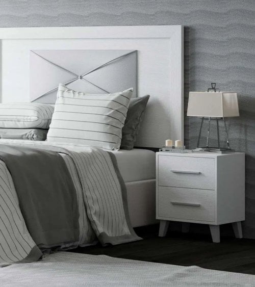 Mesita de Noche con 2 Cajones Puzzle