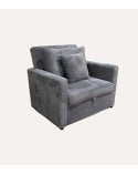 Sillón Cama Divan Corduroy con Respaldo Reclinable