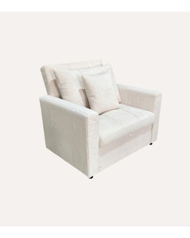 Sillón Cama Divan Corduroy con Respaldo Reclinable