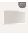Espejo de Pared Waterproof con Luz LED