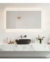 Espejo de Pared Waterproof con Luz LED