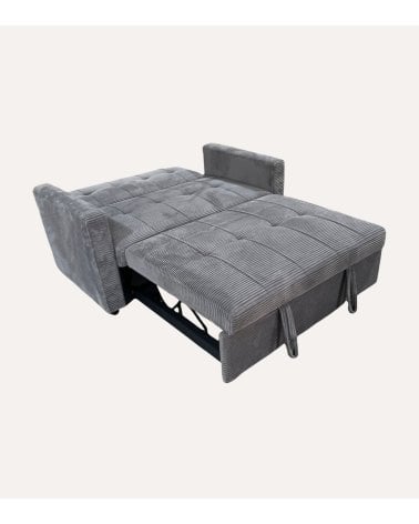 Sofá Cama Divan Corduroy con Respaldo Reclinable