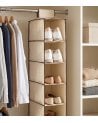 Organizador de Zapatos de 5 Compartimentos de Cartón