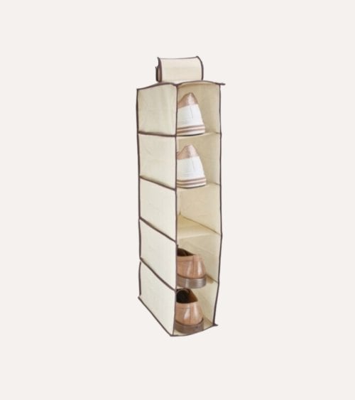 Organizador de Zapatos de 5 Compartimentos de Cartón