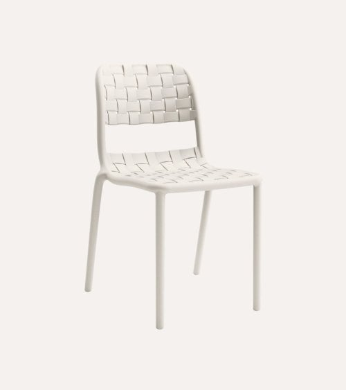 Silla Bora para Exterior Anti UV Apilable de Polipropileno