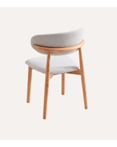 Silla Vera Minimalista de Madera Maciza