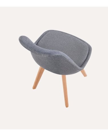 Silla Bistro Tap con Patas de Madera de Haya