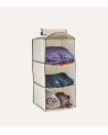 Organizador de ropa con 3 Compartimentos de Cartón