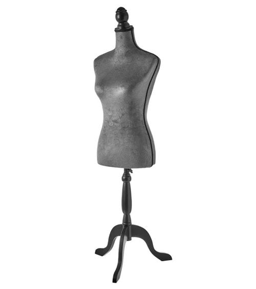 Maniquí de Mujer con Tres Pies de Madera