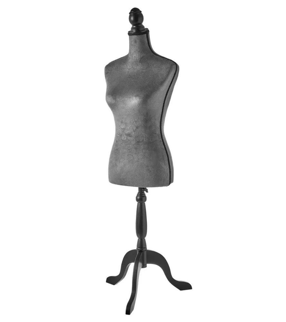 Maniquí de Mujer con Tres Pies de Madera