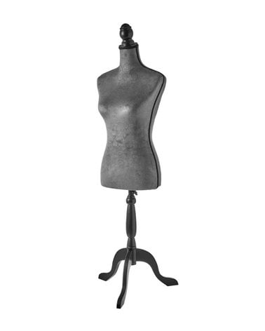 Maniquí de Mujer con Tres Pies de Madera