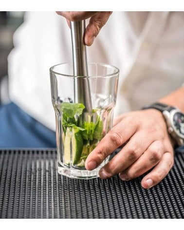 Mortero Cocktail Gourmet Quttin Acero Inoxidable