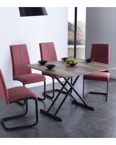 Mesa de Centro o Comedor Up-Down Elevable y Extensible