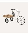 Macetero Triciclo con Cesta de Madera y Metal