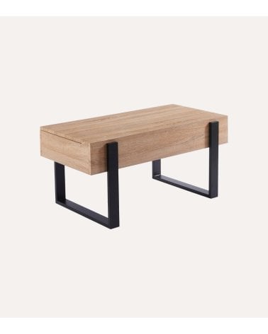 Mesa de Centro Industrial Elevable de MDF