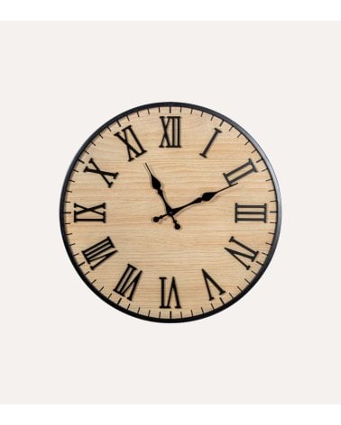 Reloj de Pared Números Romanos de Metal
