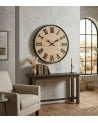 Reloj de Pared Números Romanos de Metal