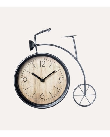 Reloj de Sobremesa Bicicleta Vintage de Metal