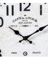 Reloj de Pared Vintage Francés de Madera y MDF