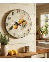 Reloj de Pared Limones Vintage de Madera