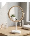 Espejo de Mesa Extensible con 2 Caras con Aumento de Metal