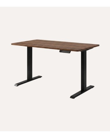 Escritorio con Elevación Eléctrica de Madera y Metal