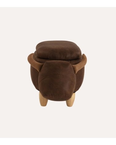 Puff Infantil Toro con Arcón de Madera y Polipiel