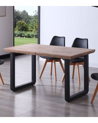 Mesa de Comedor Roma Extensible de Madera de Roble