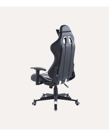 Silla de Oficina Gamer Racing Pro de Polipiel con Cojín Lumbar y Cervical