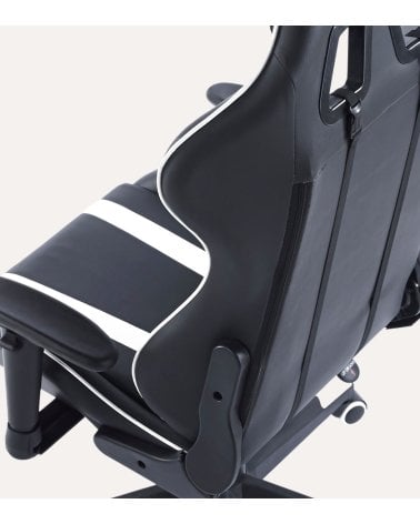 Silla de Oficina Gamer Racing Pro de Polipiel con Cojín Lumbar y Cervical