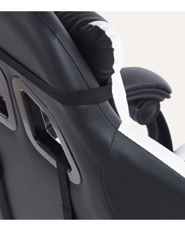 Silla de Oficina Gamer Master de Polipiel con Cojín Lumbar y Cervical