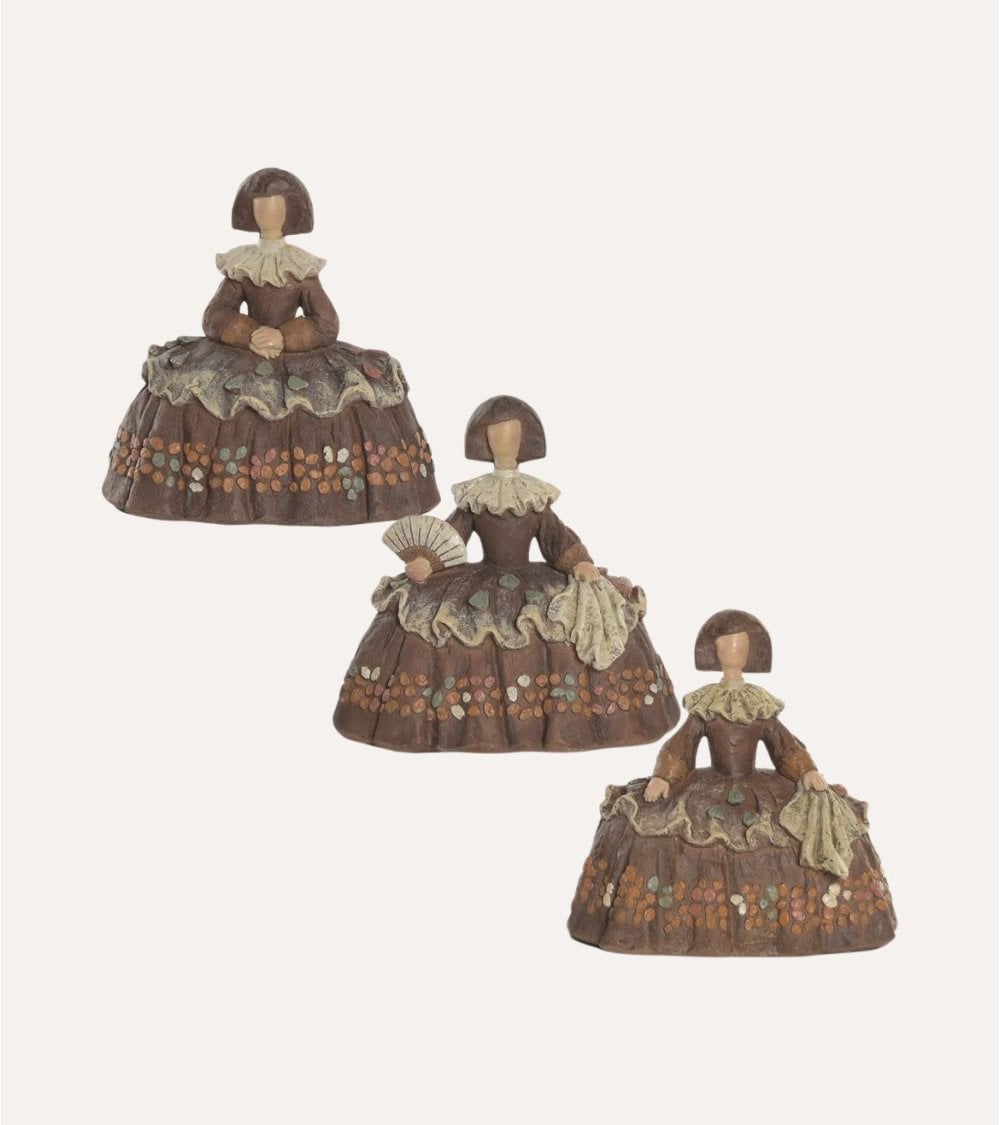 Figura Decorativa de Las Meninas de Resina