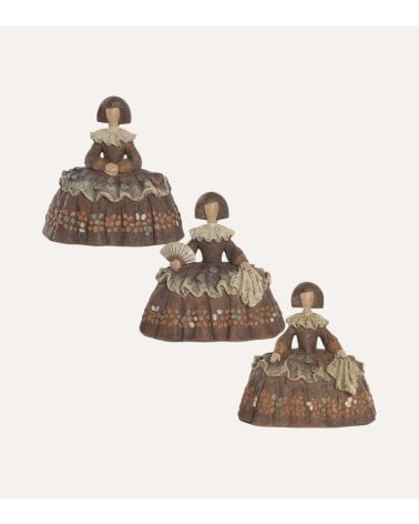 Figura Decorativa de Las Meninas de Resina