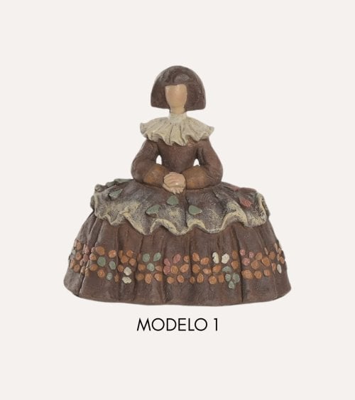 Figura Decorativa de Las Meninas de Resina