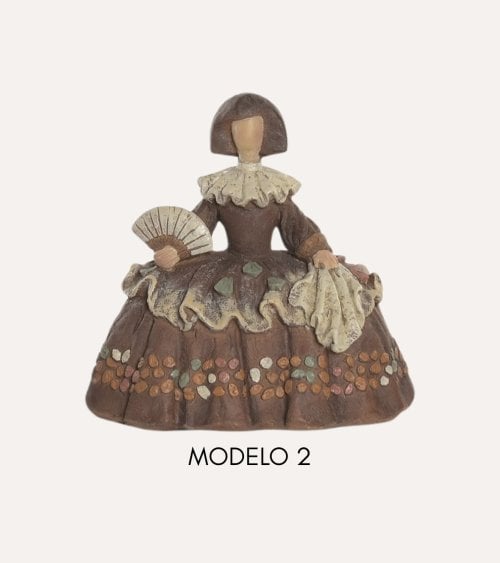 Figura Decorativa de Las Meninas de Resina