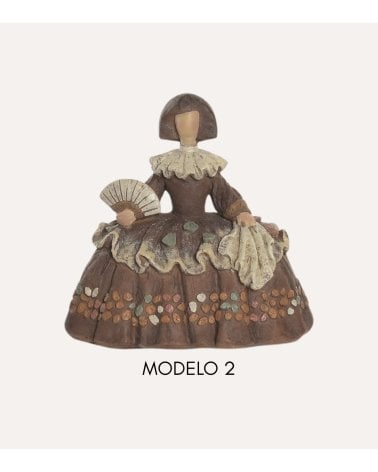 Figura Decorativa de Las Meninas de Resina
