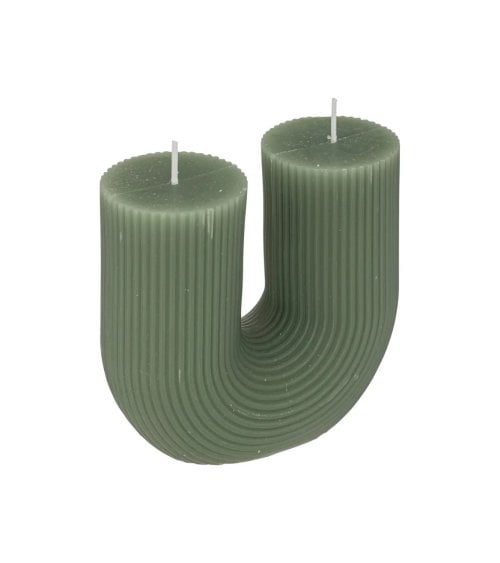 Vela Decorativa en Forma de U