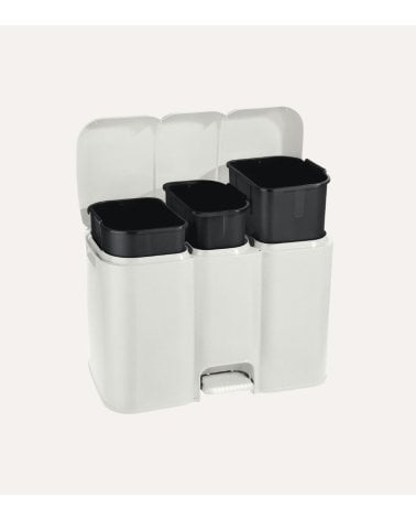 Cubo de Basura Patty con 3 Compartimientos para Reciclaje