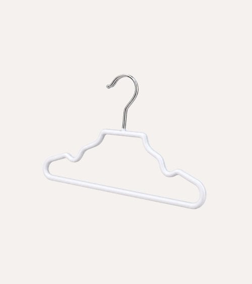 Set de 5 Perchas Infantiles con Endidura para Tirantes de Silicona