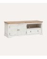 Mueble TV con Dos Puertas y Un Cajón Olbia de Acacia
