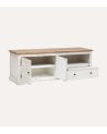 Mueble TV con Dos Puertas y Un Cajón Olbia de Acacia