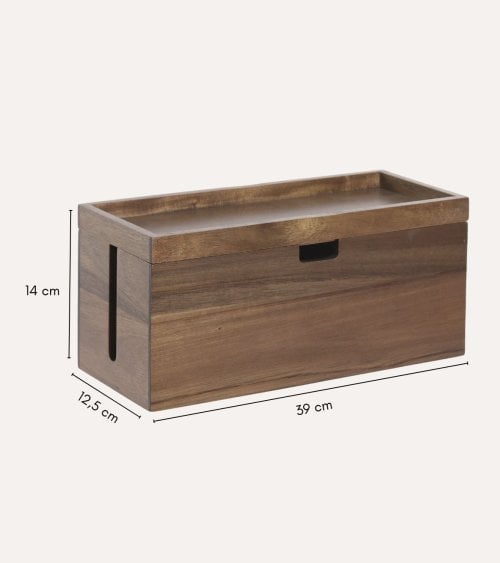 Organizador para Cables y Enchufes Sea Side de Acacia