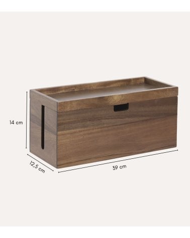 Organizador para Cables y Enchufes Sea Side de Acacia